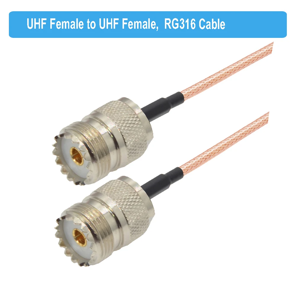 Коаксиальная удлинительная антенна UHF разъем SO239 RG316 радиочастотная удлинитель