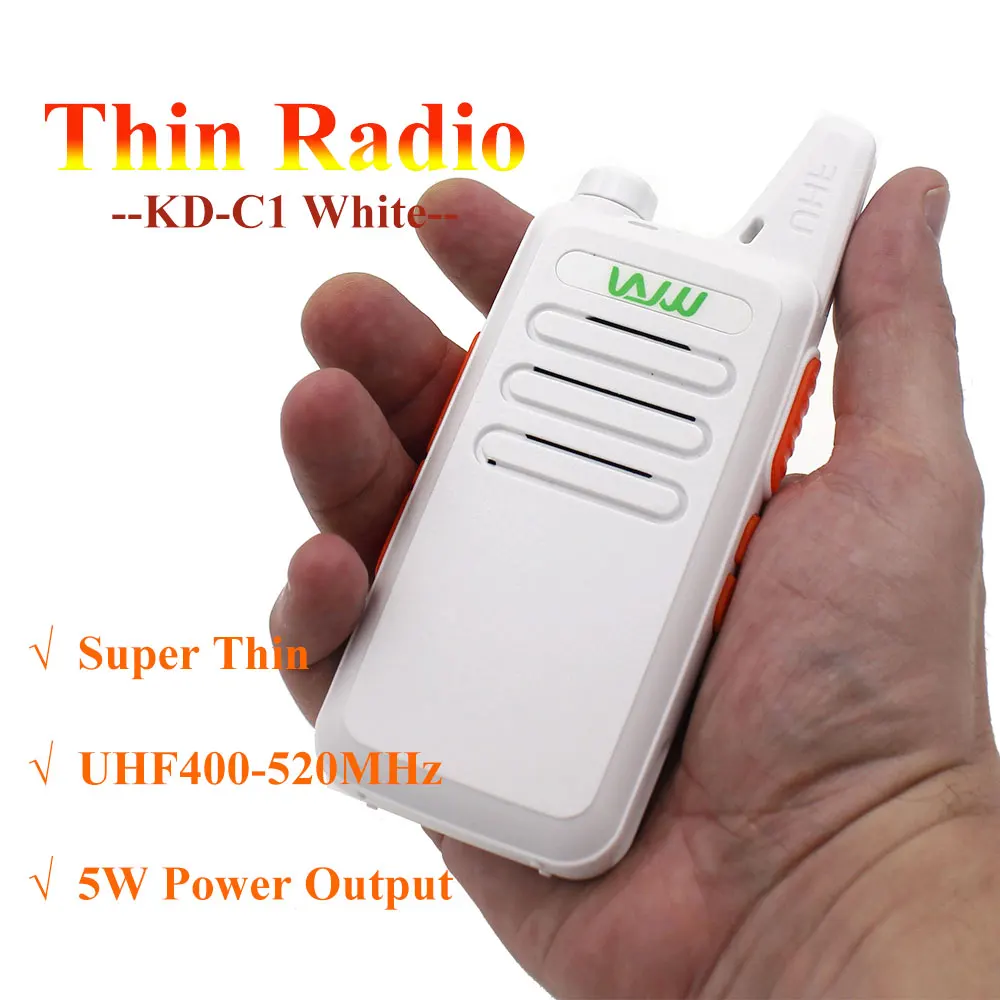 10 шт. WLN KD-C1 мини-рация UHF 400-470 МГц 5 Вт Мощность 16 канальный мини-портативный трансивер лучше, чем BF-888S