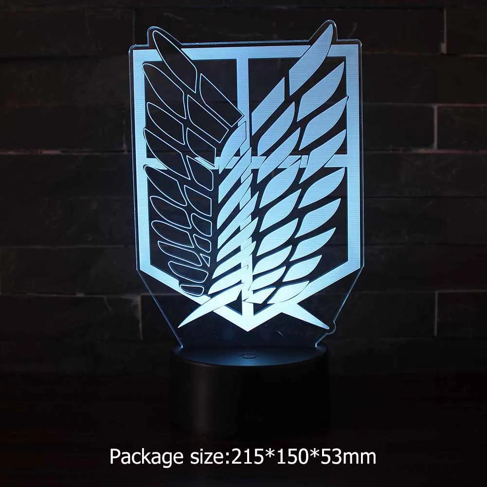 

Colorful Anime LED Night Light Touch Sensor Colorful Remote Control 3D Lamp Atmosphere Lighting For Indoor Outdoor Decor Lights