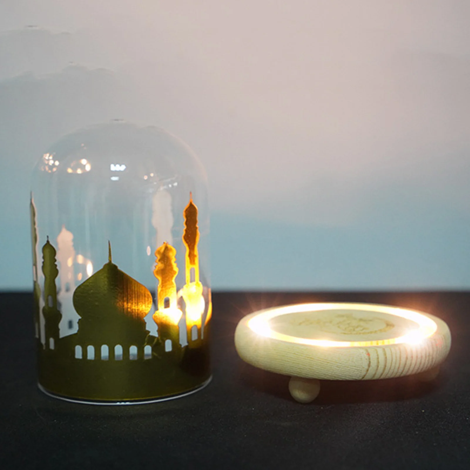 Светодиодный висячий Фонари ветер фонари Декор для дома ИД Мубарак исламский