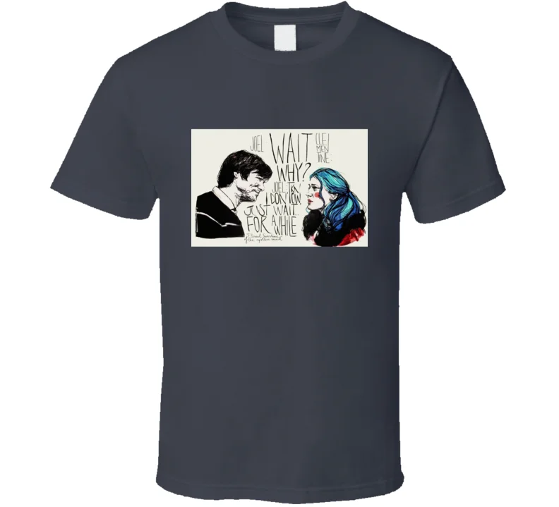 Мужская футболка с изображением вечного солнечного света бесзрительного разума