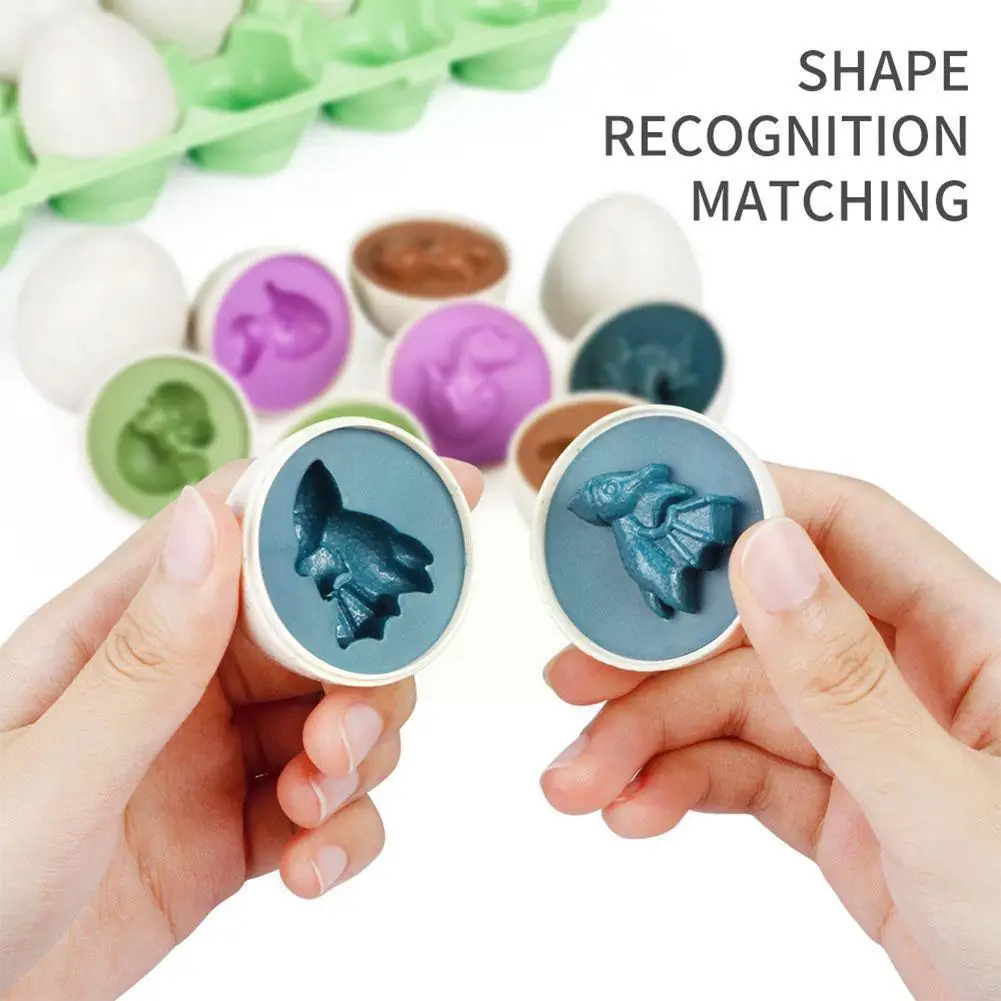 

Забавный динозавр, витое яйцо, имитация животного, яйцо, игрушка, детская игрушка для распознавания цвета, собранный обучающий подарок для р...