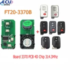 Смарт-ключ Lonsdor FT20-3370B, 314,35 МГц, 3370, для Toyota Crown, Prado, Avalon, Camry, Lexus GT, GS, ES, LS