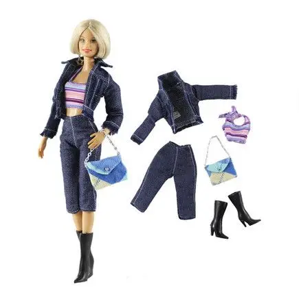 

2019 New Clothing Set Winter Wear Summer Suit Outfit Clothes Jeans Coat For 1/6 BJD Xinyi Barbie FR ST Doll Gift for girls