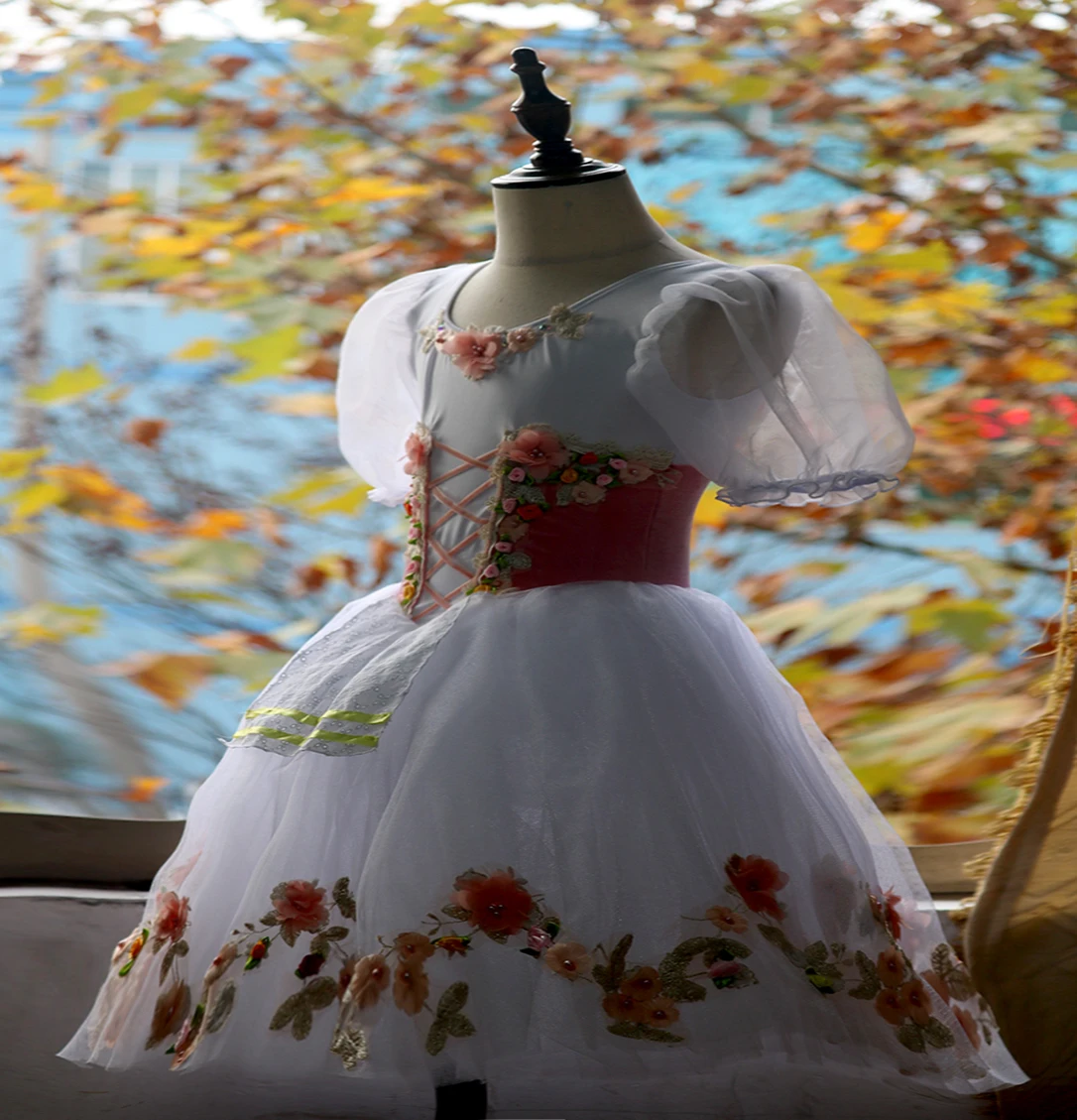 Новая балетная танцевальная юбка пачка платье с фатиновой юбкой Gisele одежда для