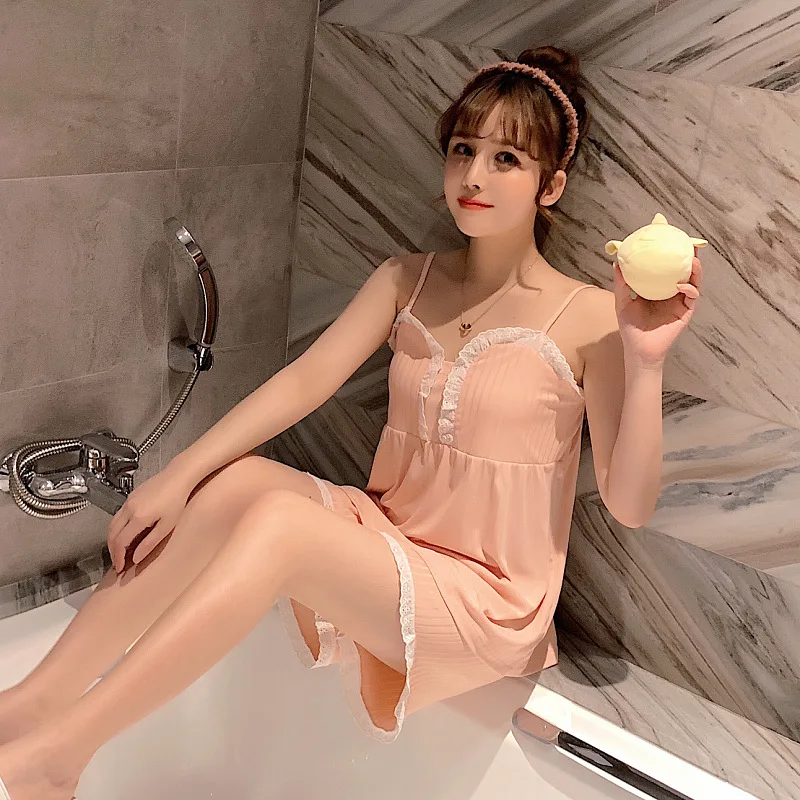 Комплект хлопковой пижамы из двух предметов сексуальный кружевной топ и шорты