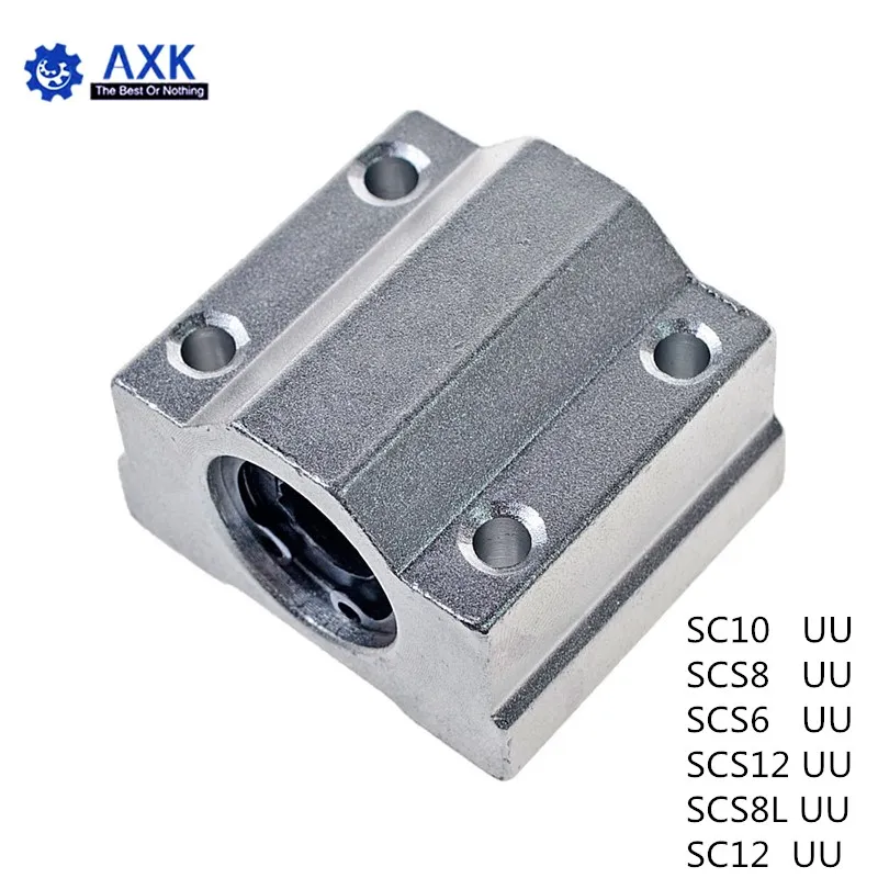 10 шт./лот SC10UU SCS10UU SCS8UU SCS6UU SCS12UU SCS8LUU SC12UU мм линейный Шарикоподшипниковый блок для