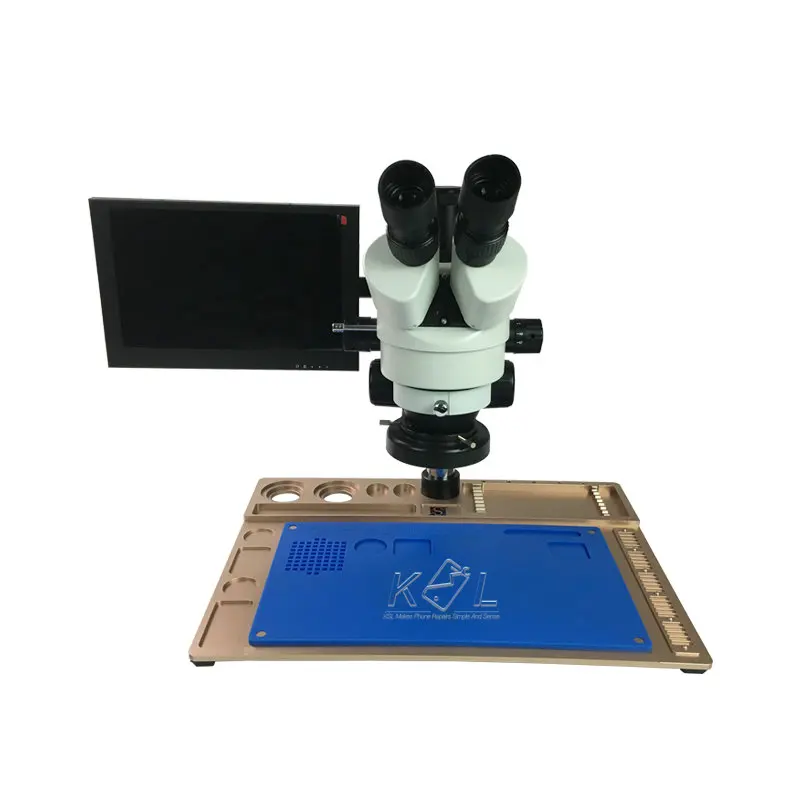 

kailiwei 38MP HDMI camera with display screen Mobile Phone Electronic Motherboard CPU Repair Trinocular Microscope