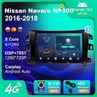 Автомобильный радиоприемник для Nissan Navara NP300, мультимедийный проигрыватель 2 din, 2016-2018, Android 10, поддержка Carplay, DAB, DVR, OBD, BT, без DVD, CD