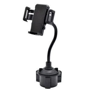 universal 360 degree car for phone mount adjustable gooseneck cup holder stand auto clip cradle for cell phone iphone gps free global shipping