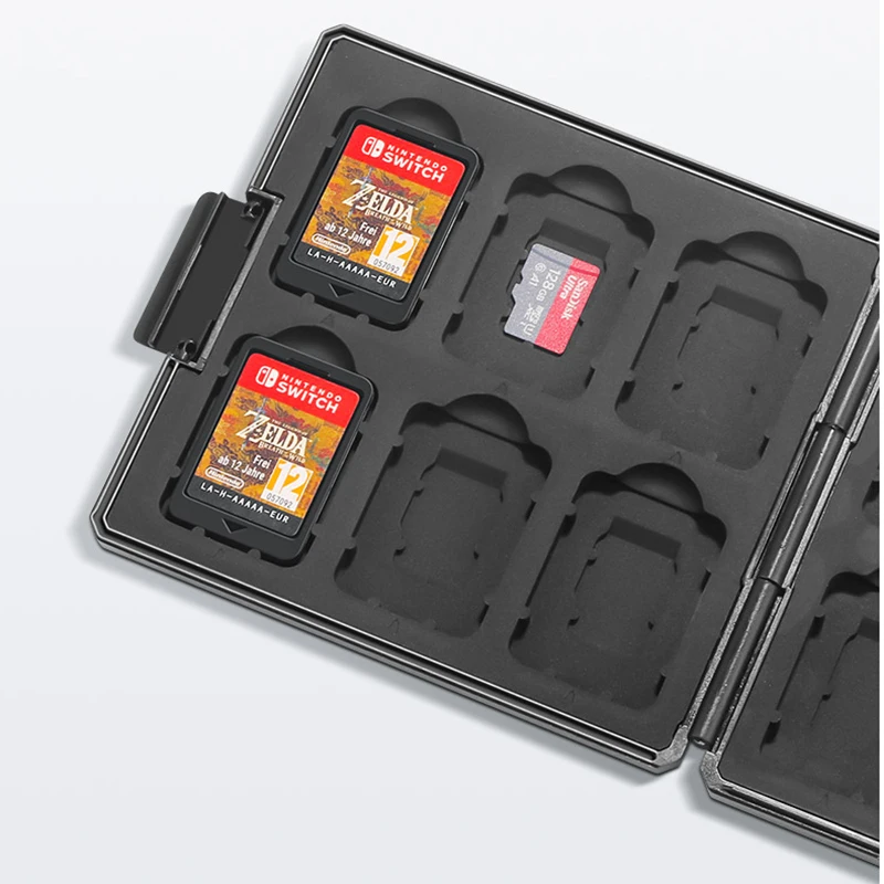 Чехол книжка для игровой карты Nintendo Switch 12 NS и карт памяти Micro SD|Чехлы| |