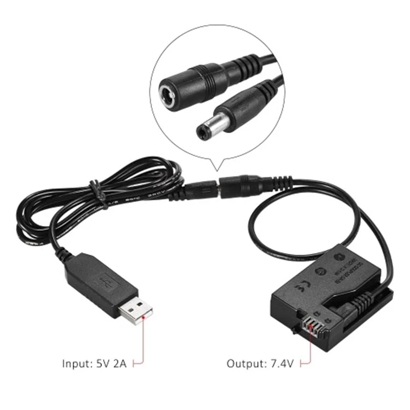 Искусственная батарея с аккумулятором постоянного тока запасной USB-кабель