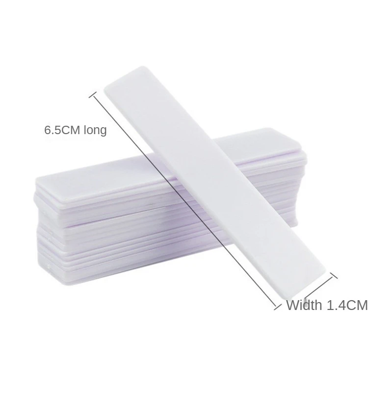 

48pcs 6 Color False Nail Display Show Stand Clear Rectangle Holder Strip UV Acrylic Gel Polish Manicure Showing Practice Tool