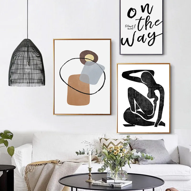 Картина на холсте настенное искусство Скандинавский современный художественный
