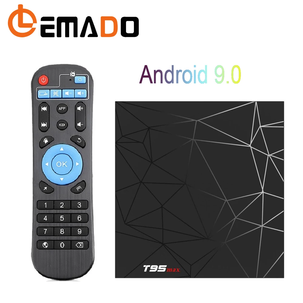 LEMADO tv Box Android 9 0 4G 64G Allwinner H6 четырехъядерный процессор поддержка 6K HDR 2 4 GHz wifi HDMI YouTube