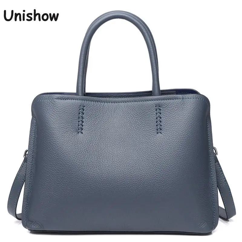 

Genuine Leather Women Handbag Brand Designer Cowhide Leather Women Shoulder Bag Casual Fashion Female Totes Bag Crossbody Bag