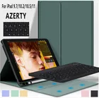 Чехол для клавиатуры AZERTY с мышью для iPad 10,2 9th8th 7th Pro 11 2021 2020 Air 4th 3 Pro 10,5 9,7 5th 6th AZERT Французская клавиатура