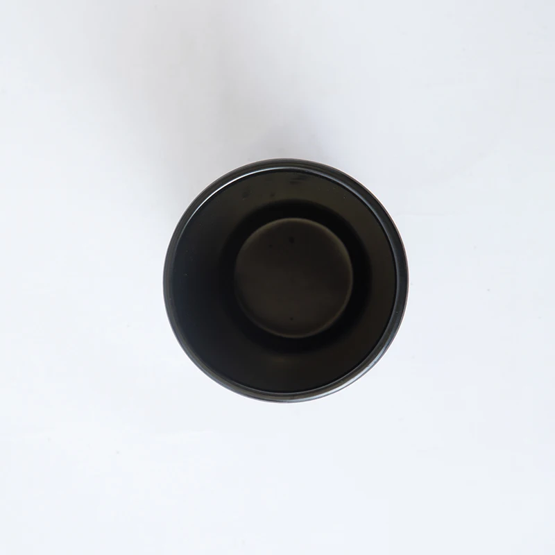 

Black Plastic Melamine Tableware Commercial Imitation Teacup Restaurant Wine Glass Restaurant Frosted Water Cup