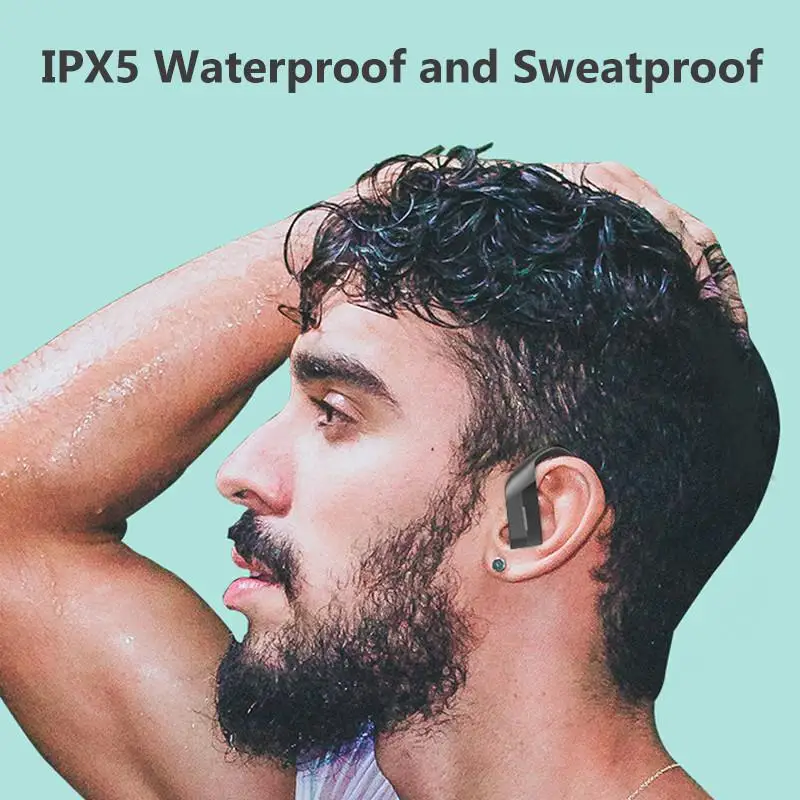 

Yfashion TWS Bluetooth 5.0 Earphones Wireless Hifi Stereo Sports Waterproof Sports Earbuds with LED Display Charging Box