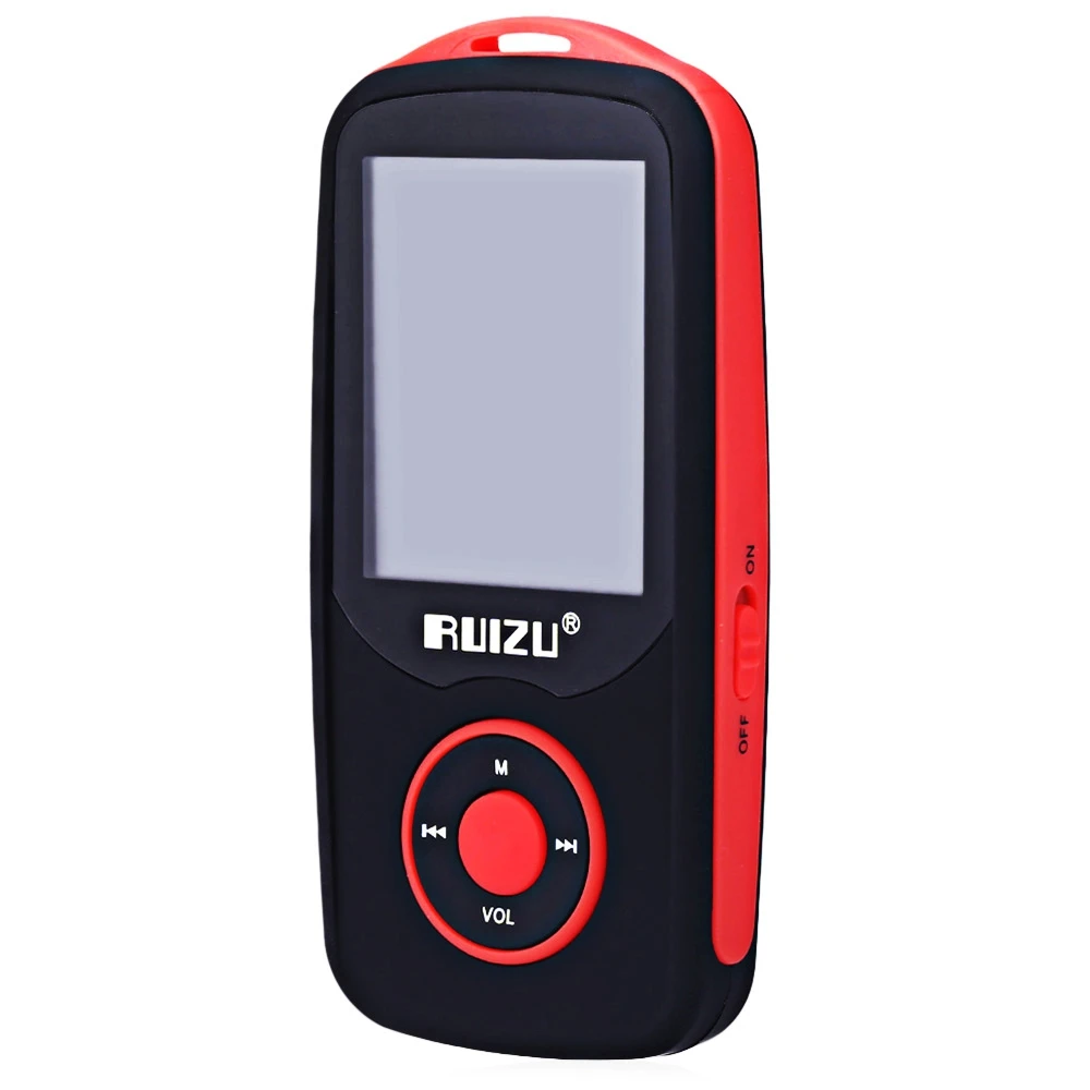 Ruidu X06 Bluetooth MP3 1,8-дюймовый TFT ЖК-экран Спортивный музыкальный плеер fm-радио без потерь высококачественный рекордер Walkman - Цвет: Красный