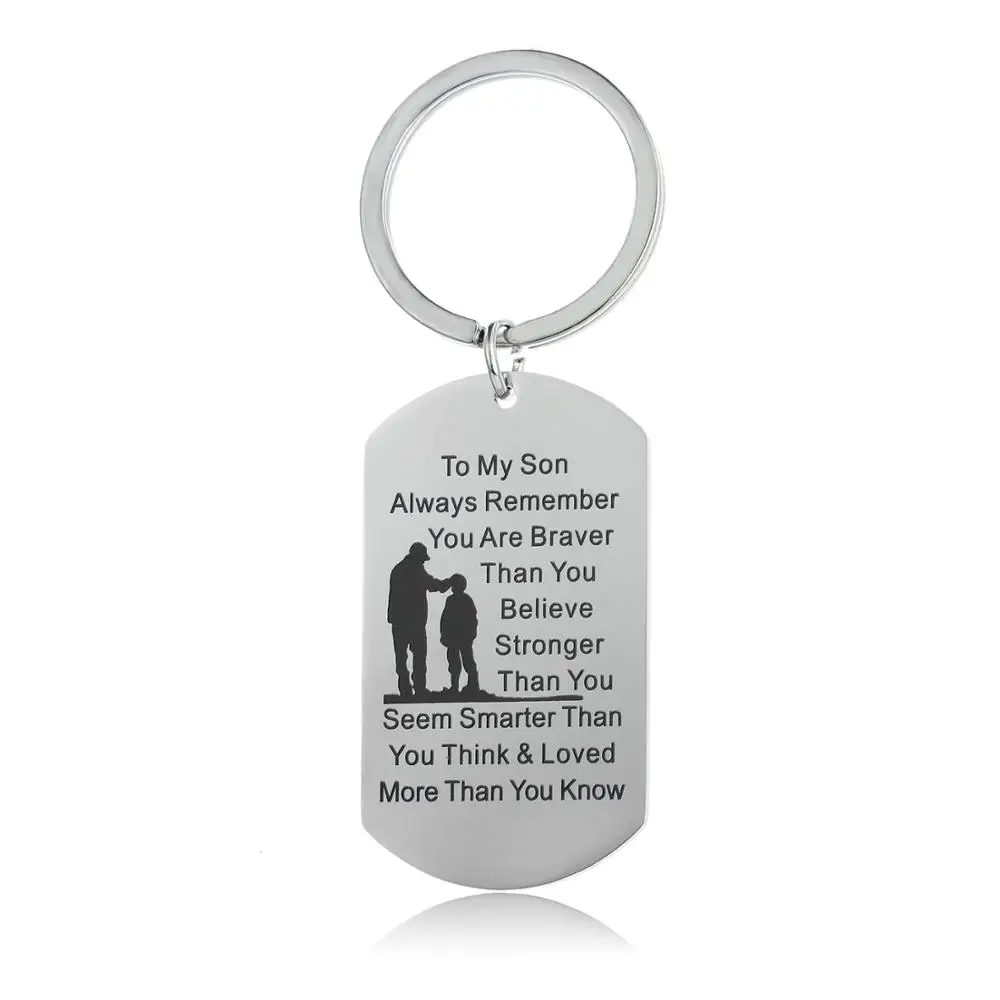 Брелок с надписью Always помните моего сына 12 шт.|Брелоки| |