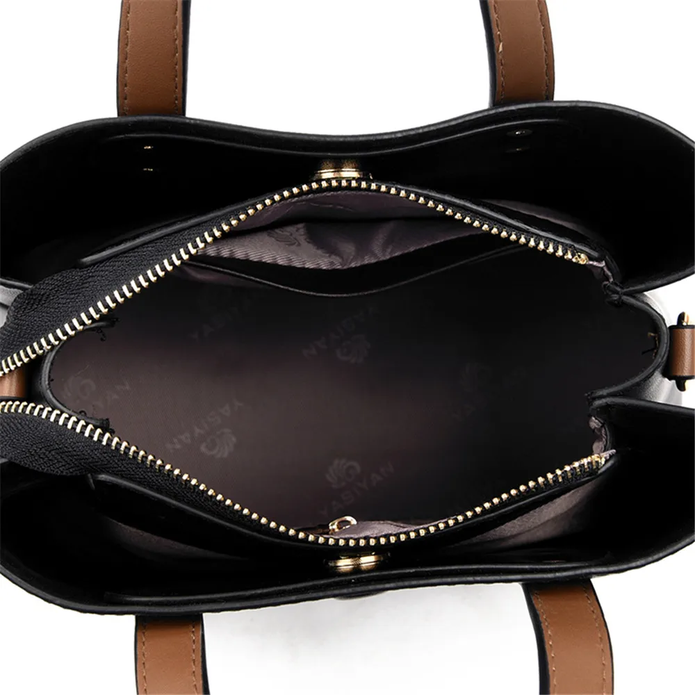 

Brand 2020 Solid Leather Tote Bags Luxury Handbags Large Capacity Women Bags Designer High Quality Ladies Shoulder Hand Bag Sac