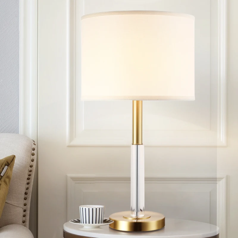 Медь настольная лампа Американский Стиль для Гостиная с украшением в виде