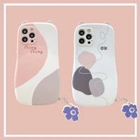 sumkeymi 3d cute ear ins splicing soft silicone phone case for iphone 13 pro max 12 11 pro max 7 8 puls x xr xs protection cover