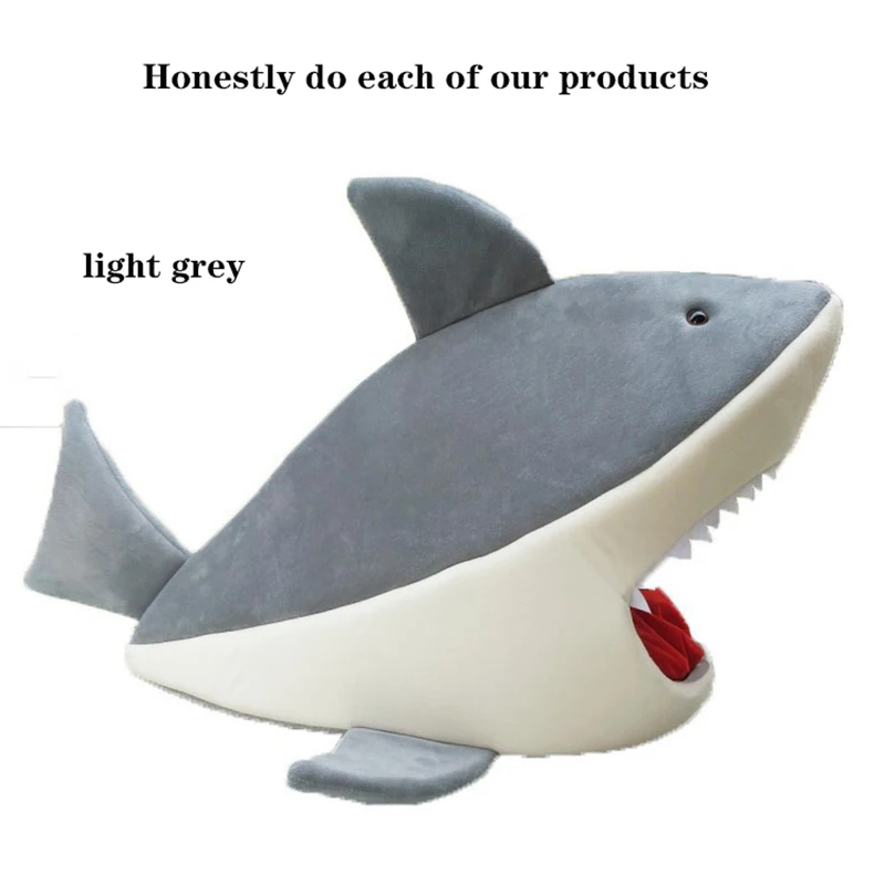 Креативная подушка в виде кота гнезда для домашних животных акулы желтого цвета