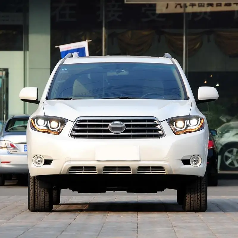 Лампы Cob части Automovil наружные Neblineros Para Автомобильные светодиодные Автомобильные фары в сборе 09 для Toyota Highlander