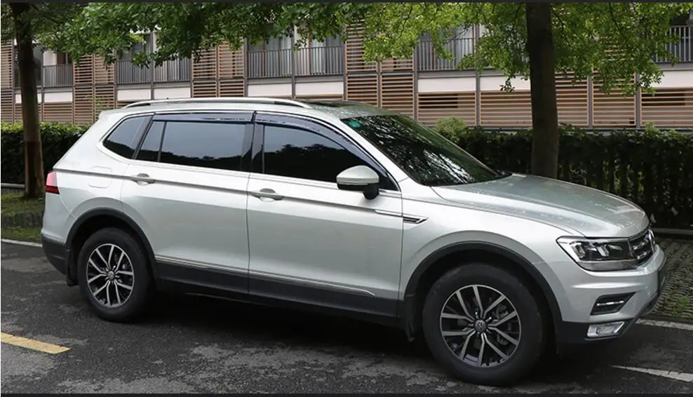 4 шт. хром защитный козырек окна солнцезащитный экран для VW Volkswagen Tiguan