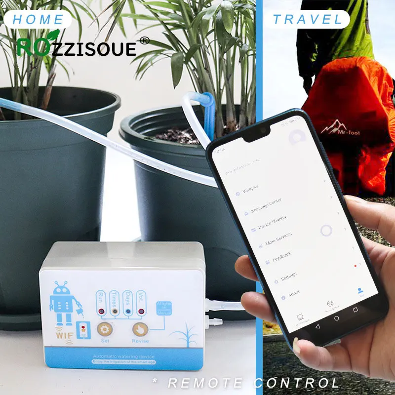 Лидер продаж автоматическое поливание комнатных растений Wi-Fi система полива