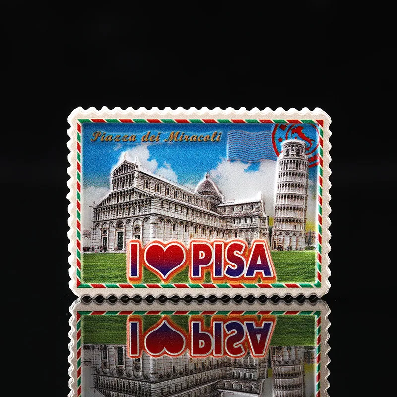 C Милый Магнитный PISA стикер на холодильник s домашний декор путешествия сувениры Пизанская башня магнит на холодильник доска объявлений наклейка - Цвет: C