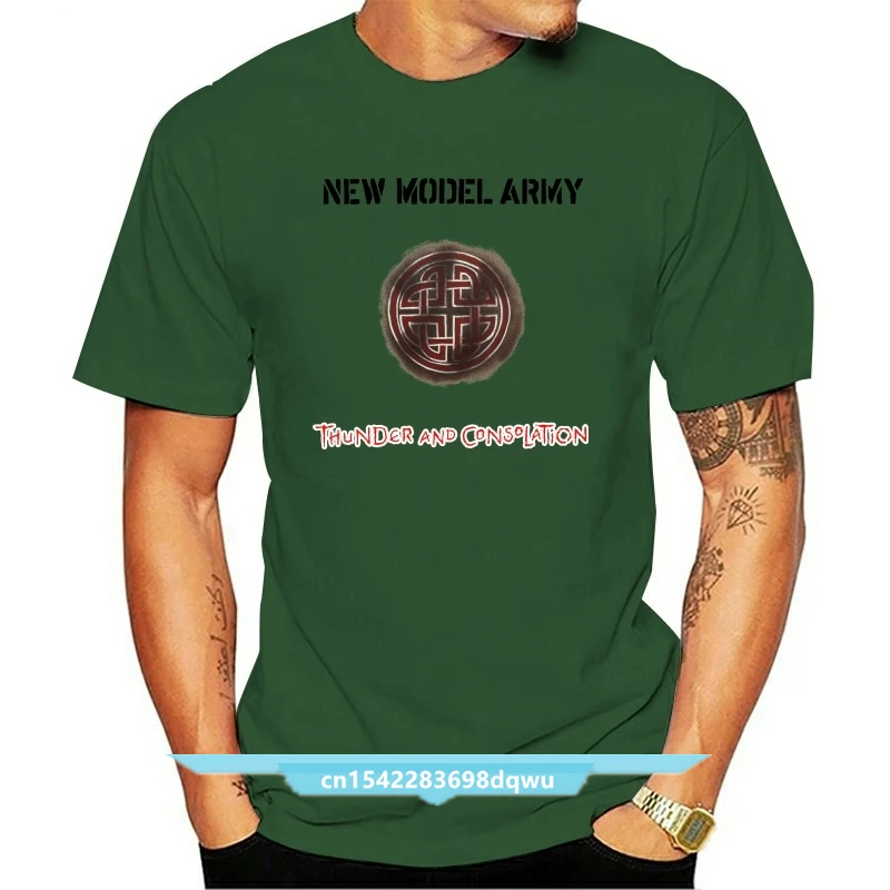 

New Model Army (Nma) Thunder And Consolation Black T Shirt Official
