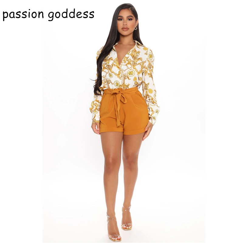 

2021 Women Spring Autumn Plus Size Casual Chain Print Long Blouse Shirt Sexy Long Sleeve Dropshipping Button Up Shirt Ladies Top