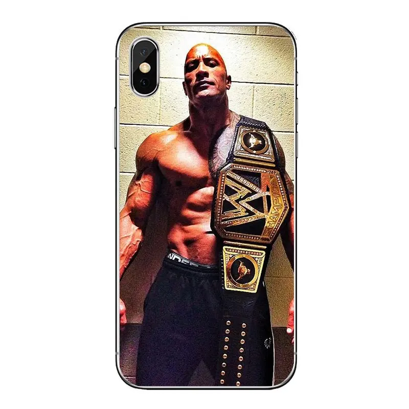 Прозрачные мягкие чехлы Dwayne Johnson The Rock USA Star для Samsung Galaxy A5 A6 A7 A8 A9 J4 J5 J7 J8 2017 2018 Plus Prime |