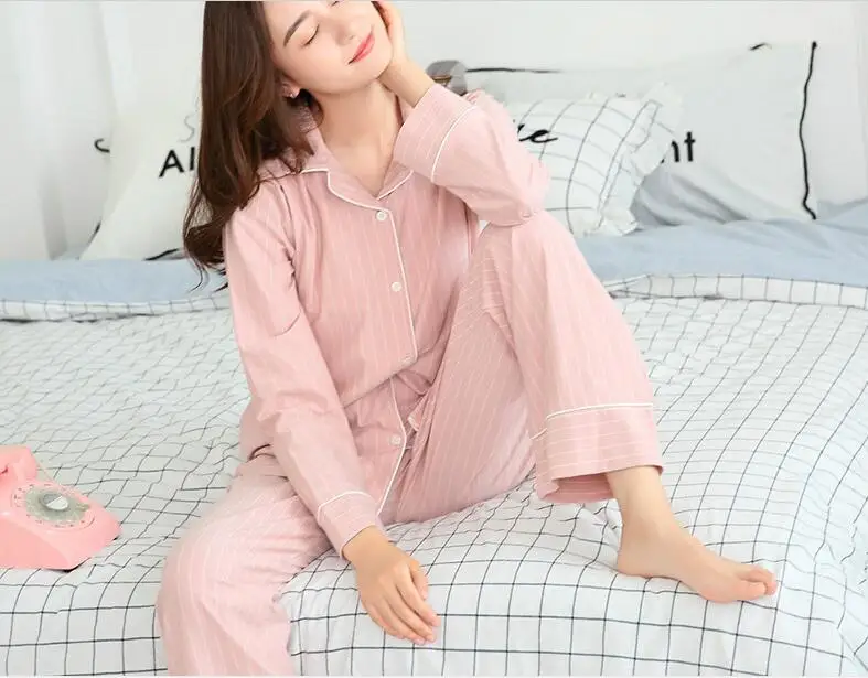 Fashion 2PCs/Set Striped breastfeeding Sleepwear Breastfeeding Nightwear for Pregnant Women Pregnancy Breast Feeding Pajamas | Мать и