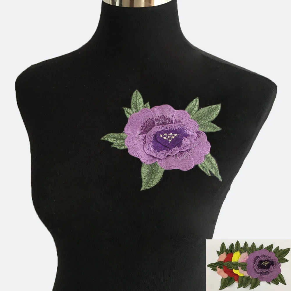 Высококачественная 3D Цветочная кружевная ткань вышивка полиэстер шнурки