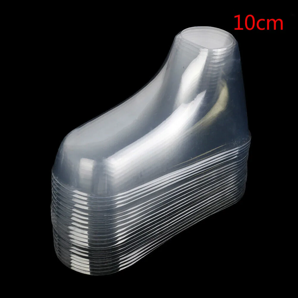 

10pcs 8/10/ 12cmBaby Booties Mould Plastic Transparent Foot Model Sock Molds Paste Extrusion Display Gift Shoe Packaging