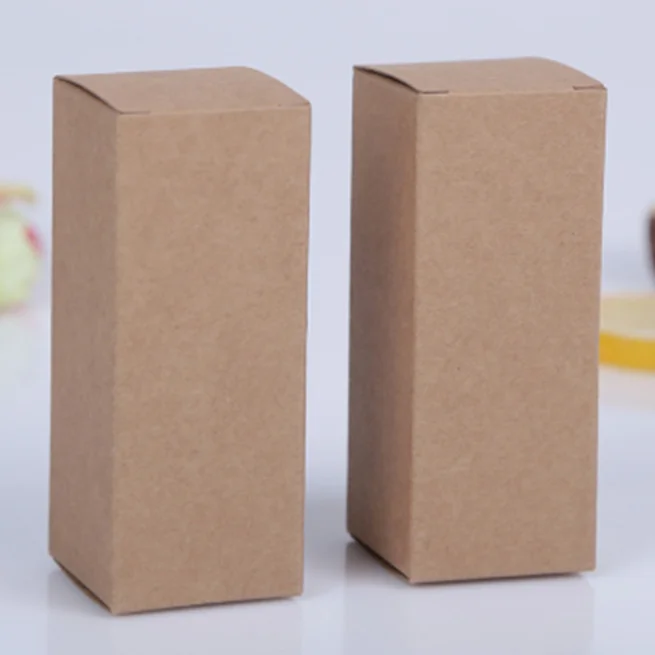 100 шт. белая черная крафт-бумага Бумага трубки картона Коробки эфирное масло