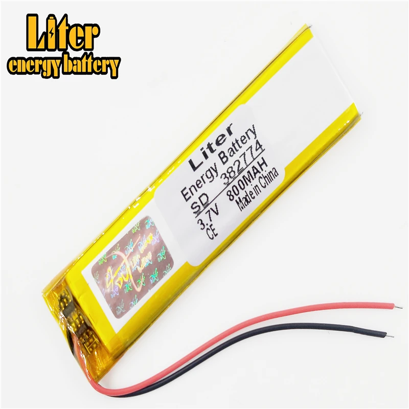 3 7 v литиевая Shinco X6 382774 800mah MP3 MP4 MP5 ручка для камеры | Электроника