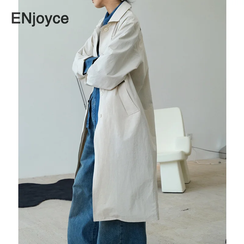 Пальто женское с отложным воротником винтажная ветровка надписью и логотипом