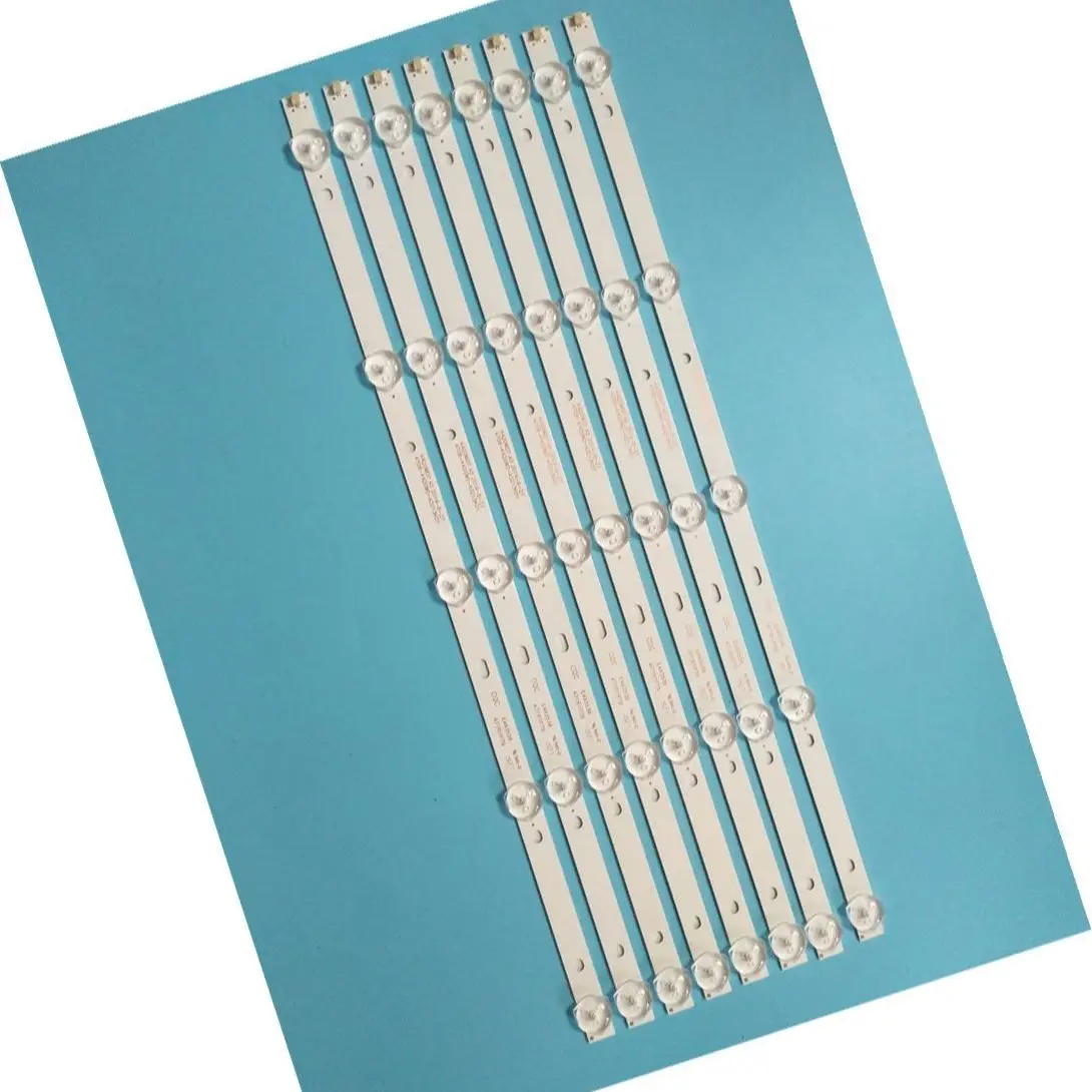 

8PCS 415mm LED Backlight 5leds for 43PFT400143PFF5459 42PUF6052 K420WD7 4708-K420WD-A3213K01 K420WDB TH-43C500C 43PFF5451/T3