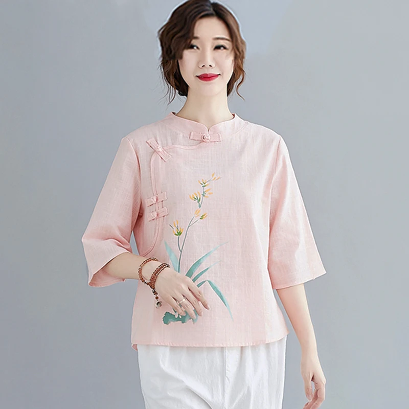 Хлопковый и льняной воротник с изображением литературы искусства осень |