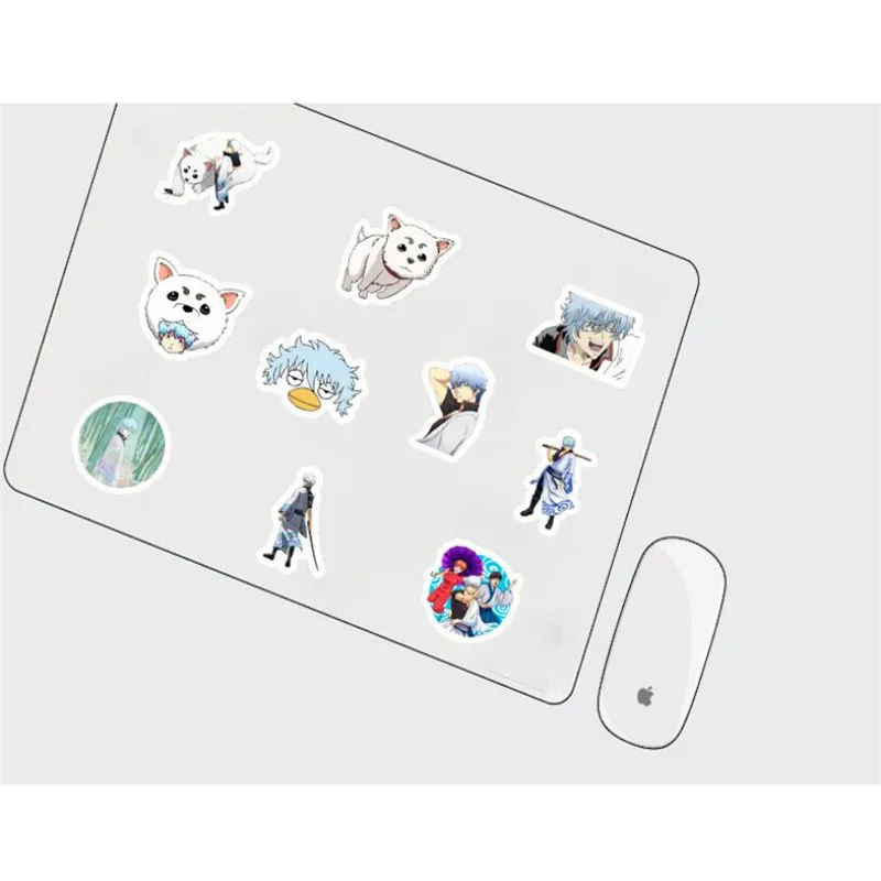

10/30/50PCS Japanese Anime Character Gintama Cute Suitcase Notebook Skateboard Waterproof Graffiti Sticker Decoration Wholesale