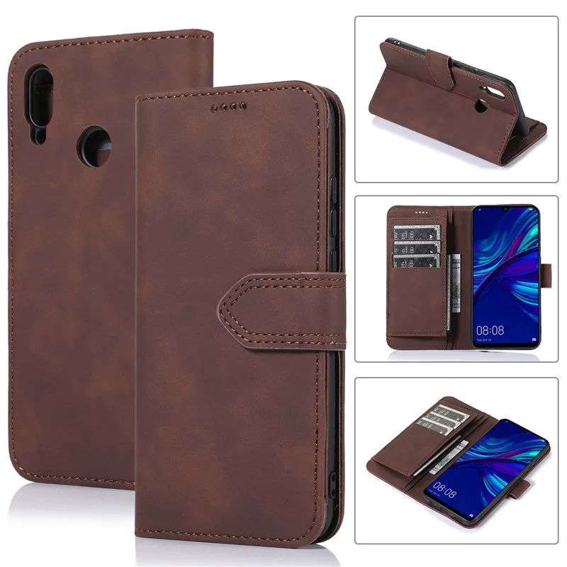 Coffee Роскошный кожаный флип-кошелек P30pro чехол для huawei P30 P20 Pro Lite держатель для карт Hawei P Smart Y5 Honor8S Enjoy7S чехол - Цвет: Coffee