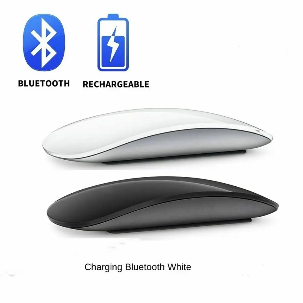 

Bluetooth5.0 Wireless Mouse Silent Rechargeable Computer Mouse Slim Ergonomic