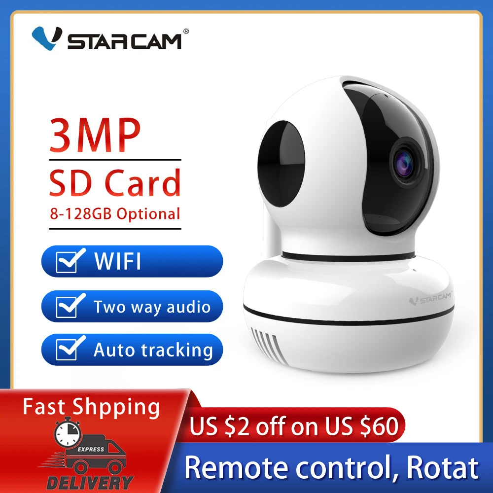 IP-камера Vstarcam для домашней системы безопасности 3 Мп 2 МП | Безопасность и защита