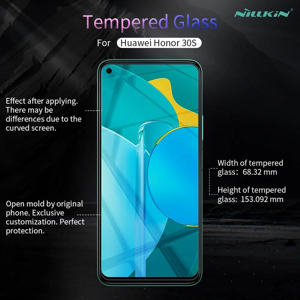 Стекло Nillkin H + Pro для Huawei Honor 30 30S 20 PRO V30 10 закаленное стекло защиты экрана