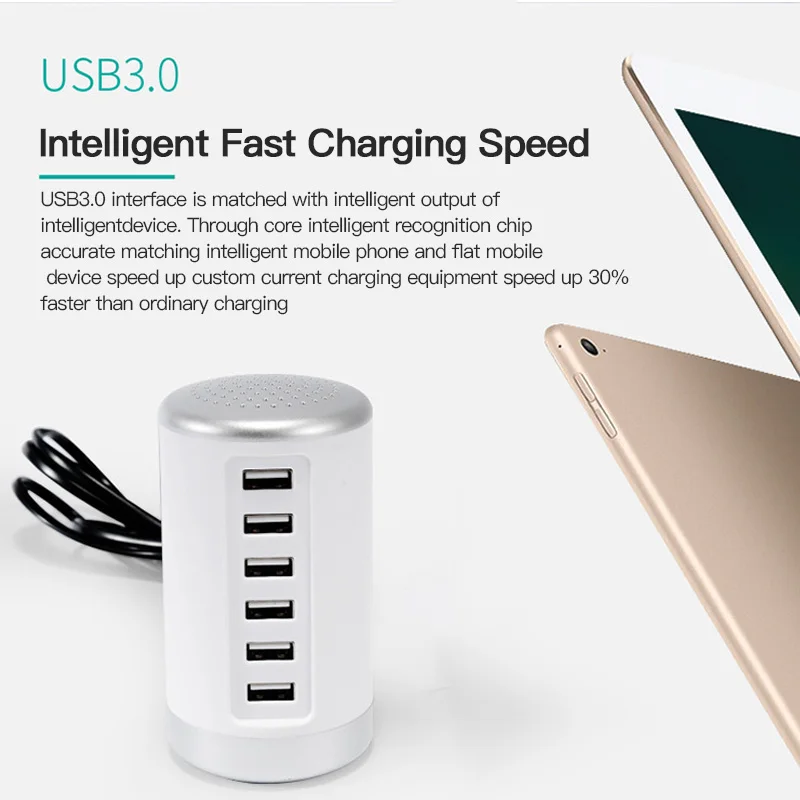 1 шт. USB зарядное устройство концентратор несколько портов быстрое адаптер для